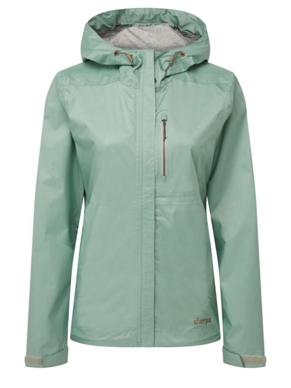 Sherpa Adventure Gear Kunde Rain Jacket 2.5 Layer Shell Waterproof Hooded Sz S